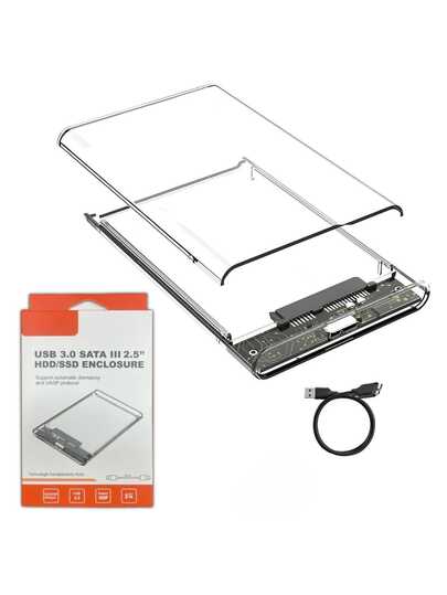 Case De Gaveta Usb 3.0 Hd 2.5 Sata Externo - Alta Qualidade