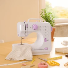 Sewing Machine Portable Mini ,Electric Sewing Machine Beginners 12 Built-In Stitches 2 Speed With Foot Pedal,Light, For Home Crafting & Repairs, Perfect For And Teaching Daughter Granddaughter To Sew Teaching Daughter Granddaughter To Sew - UK Plug(220-240V) - View 5
