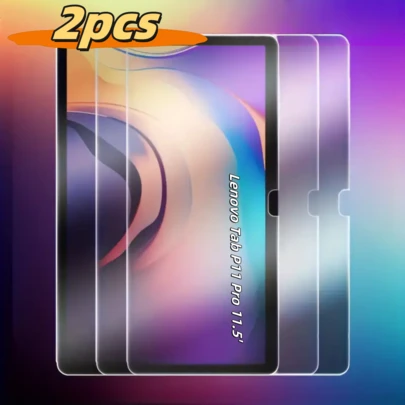 2pcs Tablet Screen Protector For Tab P11/P12/M9/M10/M11/Yoga Tab 11/K10/Honor Pad 10/Pad 2, Easy To Install, HD Clear, Bubble-Free, Scratch-Resistant, Shatterproof Tempered Glass Screen Protector, Suitable For Ultra-HD Screens, Great Gift For Birthday, Easter, Christmas, Family, Friends, Boys, Girls