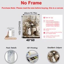 1pc Rustic Farmhouse Floral Oil Painting On Canvas Ideal For Room Decor, Bedroom Decor, Living Room Decor, Wall Art, Posters Retro-Style Summer/Fall Seasonal Theme Artwork Canvas (Optional Frame)