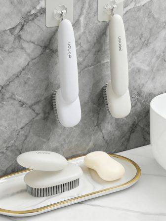 1P Shoe Brush - Laundry Brush Household Shoe Cleaning Brush Soft Bristles Won't Damage Shoes Cleaning Brush For Shoes And Clothes