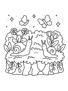 1pc Mini Garden Adult Coloring Book - Adorable & Cozy Designs, Whimsical Cottages, Flowers, Animals, Relaxation, Holiday Gift, Back To School Gift