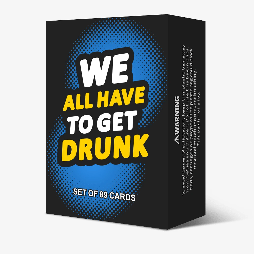 1 Box 89pcs Adult Party Drinking Card Game, Card Game, Adult Toy Cards, Fun & Funny Holiday Leisure Game Cards, Portable & Affordable Game Toys, Mini Filler Gifts, Suitable For Game Night, Social Gathering, Outdoor Drinking Entertainment, Birthday Party, Friends Dinner Game, Singles Party, New Year Gift, Thanksgiving, Halloween, Christmas Gifts