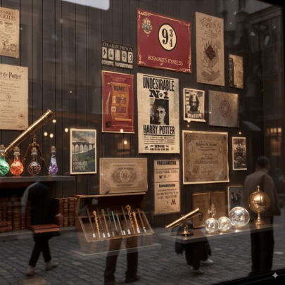 Warner Bros 17pcs Harry Potter Wall Decals Set - Hogwarts Express 9¾ & Azkaban Signs, Undesirable No.1 Poster + Marauder's Map Art, Premium Peel & Stick Vintage Wall Art Prints For Bedroom, Nostalgic Accent Wall Decor, Magic School Decor Set,Back-To-School Season Dormitory Decoration Posters, Harry Potter Fan Poster Decorations, Suitable For Collection And Gifting