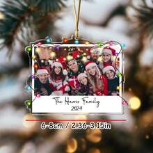 Custom Photo Ornament For Friends, Bestie Ornament, Personalized Friends Besties Christmas Photo Ornament, Gift For Friends, Christmas Gift.,Christmas Gift Supplies