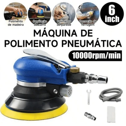 Lixadeira Orbital Pneumática 6 Pol