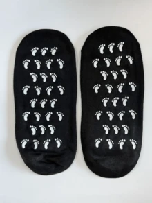 1pair Moisturizing Gel Socks, Ultimate Aloe-Infused Gel For Home Use, Say Goodbye To Dry Cracked Feet, Christmas Gifts, Women And Men Foot Care, Spa Socks, Travel Essential - Multicolor - View 17