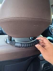 Set de 2 asas de agarre universal para reposacabezas de coche - Agarre duradero para el respaldo del asiento trasero para un mejor soporte, fácil de instalar, asistencia antideslizante para viajes, accesorio premium para el interior del vehículo para pasajeros delanteros y traseros, ideal para SUV, sedanes y camionetas, proporciona un agarre cómodo y durante viajes cortos y largos - Multicolor - Ver 5