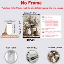 1pc Rustic Farmhouse Floral Oil Painting On Canvas Ideal For Room Decor, Bedroom Decor, Living Room Decor, Wall Art, Posters Retro-Style Summer/Fall Seasonal Theme Artwork Canvas (Optional Frame)