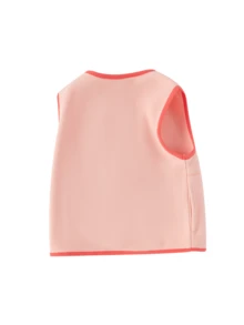 Balabala Young Girl' Thermal Lined Vest 2025 Fall/Winter, Warm Outerwear - Red Hue - View 5