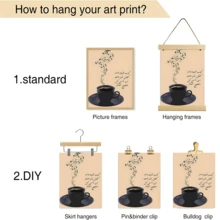 1 幅咖啡哲学艺术画，卧室客厅走廊的理想礼物，墙壁艺术，墙壁装饰，房间装饰，桌面装饰，防水，适用于卧室、客厅、书房、酒店酒吧、走廊、防水壁画 - FUYHB1297 - 查看 12