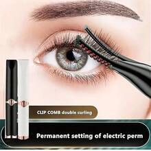 Rechargeable Heated Eyelash Curler, Long-Lasting Shaping, Ideal Gift For Women - Multicolor - View 2