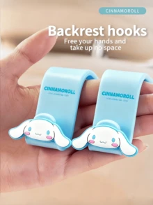 Gancho para asiento trasero de coche Sanrio Cinnamoroll: solución duradera y elegante para colgar en el coche, ajuste universal, ideal para viajes y uso diario, imprescindible para organizar el coche. Gancho para coche Cinnamoroll. - Perro de orejas grandes - Ver 3
