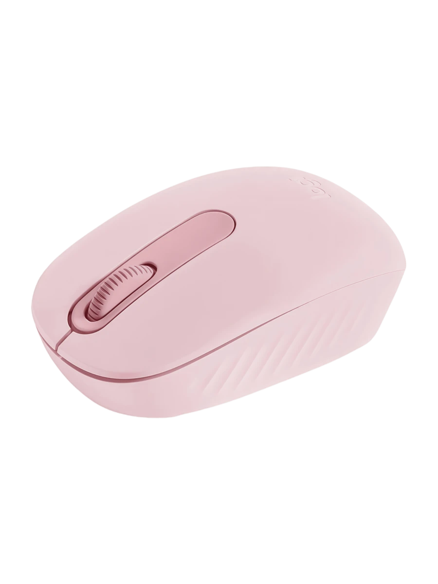 Logitech Ratón ergonómico M196 con inclinación de 57°, soporte científico, Bluetooth 2.4G inalámbrico de modo dual, agarre cómodo para manos pequeñas y medianas, perfecto para programadores y diseñadores, color rosa - Rosa - Ver 1