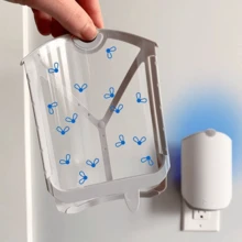 Insect Repellent And Mosquito Killing, Flying Insect Traps, Fly Traps To Capture Houseflies, Fruit Flies, And Mosquitoes, 1 Plug-In Base+1 Ink Cartridge