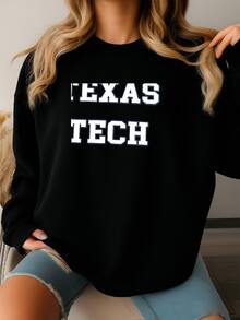 Texas Tech Sweasweatshirt - màu đen - Xem 2