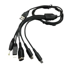 5 In 1 USB Charger Cable Cord For NDS Lite/ U/New 3DS(XL/LL),3DS(XL/LL),2DS,DSi(XL/LL),NDS/GBA SP(Gameboy Advance Sp),PSP 1000 2000 3000 (4ft ),Psp Original,Psp 1000,Chargeur,Psp,3ds,Gameboy,Dsi Dsi,3ds Xl Charger,Ps3 Cable