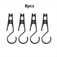 4/8/10/20pcs Outdoor Tent Clips, Canopy Clamps, Lamp Hooks, Portable Multi-Functional Anti-Slip Tent/Canopy Clips, Suitable For Outdoor Camping, Hiking, Travel, Adventure - Multicolor - View 13