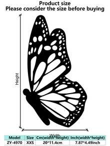 1 Set Metal Butterfly Sculpture, Classic Style Metal Butterfly Wall Decor, Indoor/Outdoor Hanging Decoration, Suitable For Living Room, Bedroom, Garden