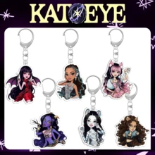 Katseye Keychain, Kpop Fans Merch Goods, Cartoon Cute Keychain, 2D Acrylic Flat Keychain, Bag Pendant Keychain, Collection Gift, Valentine's Day Gift, Birthday Gift