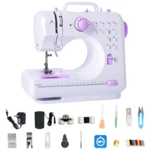 Sewing Machine Portable Mini ,Electric Sewing Machine Beginners 12 Built-In Stitches 2 Speed With Foot Pedal,Light, For Home Crafting & Repairs, Perfect For And Teaching Daughter Granddaughter To Sew Teaching Daughter Granddaughter To Sew - UK Plug(220-240V) - View 7