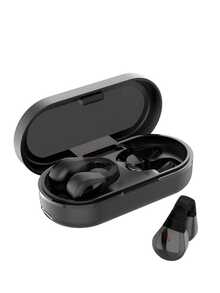 Wireless Earbuds With Charging Case – Stylish Black Earbuds With Clip, Touch Control, Built-In Microphone, Ideal For Smartphones - White - View 4