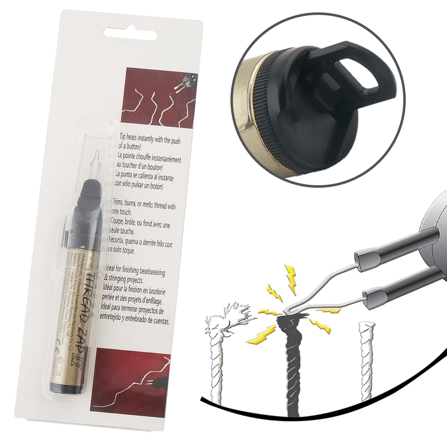 1 Upgraded Thread Burner - Handheld Hot Welding Pen With Hot Melt Knife Strap, One Click Trimming, Burning And Melting - Suitable For DIY Handicrafts/Leather Making/Welding Projects