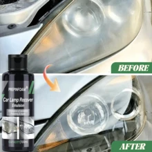 Automotive Headlight Restoration Kit For Oxidation, Yellowing, Scratches & Haziness - Multipurpose Polishing Compound For Tail Lights & Signal Lamps - Easy Application, Quick Results - Model: Fits All Vehicles - High-Quality Material