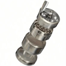 Máy xay và nghiền gia vị cầm tay hạng nặng - Thích hợp cho nhà bếp thương mại và gia đình, không cần điện, tay cầm bằng kim loại, máy xay gia vị di động dùng cho thảo mộc, gia vị, tỏi, hạt cà phê, lý tưởng cho cắm trại, nhà hàng, nấu ăn ngoài trời tại nhà, thiết kế bền bỉ, dụng cụ nhỏ gọn đáng tin cậy, cần thiết cho đầu bếp chuyên nghiệp, máy xay nhà bếp, máy xay cà phê cầm tay, máy nghiền cà phê, cấu trúc chắc chắn, bền bỉ và chịu lực tốt. - Nhiều màu - Xem 9