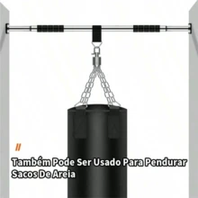 Fixed Bar Flexion Adjustable Support Holder 64 To 100 Cm - 銀色 - 查看 6