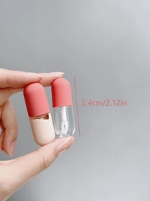 1/3/5个装迷你旅行装粉底液、遮瑕膏和唇膏小瓶，4毫升/0.1盎司 - 便携式化妆品收纳瓶，带旋转盖，无香型，是化妆品小样和洗漱用品的理想之选，适合度假旅行、夏季旅行，价格实惠，可作为圣诞礼物、小礼品、化妆品、化妆工具、平价好物、礼物、女士礼物、圣诞礼物、赠品、旅行必备品。 - 彩色 - 查看 7