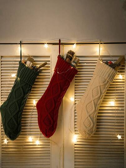 [زينة عيد الميلاد والأعياد] 1 قطعة جوارب عيد الميلاد كبيرة وسميكة مصنوعة من الأكريليك، بحجم 37 سم/46 سم، أكياس هدايا معلقة لمدفأة المنزل، ديكور حفلة عيد الميلاد للمنزل والمكتب والممرات والحديقة، جوارب عائلية مثالية لأعياد الميلاد وعيد الهالوين، مناسبة لمزينين الأعياد والآباء وأصحاب الحيوانات الأليفة ومنظمي الحفلات