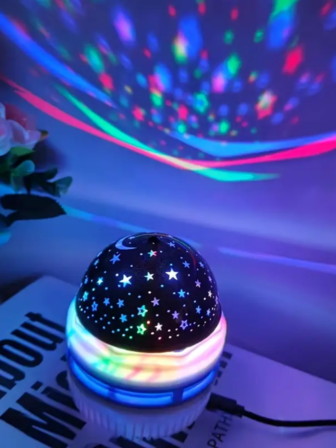 1pc USB Powered Projection Lamp, Star Sky Projector Light, Night Light, Ceiling Projector, Sleep Aid Light, Multi-Angle Adjustable To Meet Different Placement Needs. Not Only For Holiday Decoration, But Also Can Be Used As A Small Night Light For Daily Use, Guarding Your Sleep Time. Suitable For Christmas Decoration, Bedroom Decor, Gift Or Self-Use, Easily Turn An Ordinary Bedroom Into A Holiday Photo Spot, Unlock An Atmospheric Lifestyle!