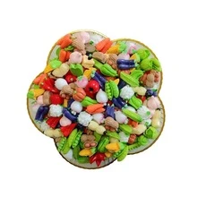 10/20/30 件树脂水果蔬菜珠套装 - 适用于 DIY 工艺品、珠宝制作和家居装饰 | 包括西红柿、黄瓜、辣椒等 - 彩色 - 查看 9