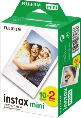  PELÍCULA INSTAX MINI 20 fotos. Película fotográfica instantánea. -FUJIFILM