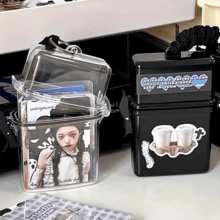 صندوق تخزين الصور/بطاقة الهوية، تصميم ألبوم جميل لبضائع مشجعي النجوم، حامل بطاقات الجمع - متعدد الألوان - مشاهدة 1