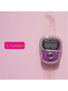 1个升级版高清大屏幕，带钻石镶嵌外壳和计数器 - 读数清晰，操作简便，适合老人和儿童使用 - 彩色 - 查看 13