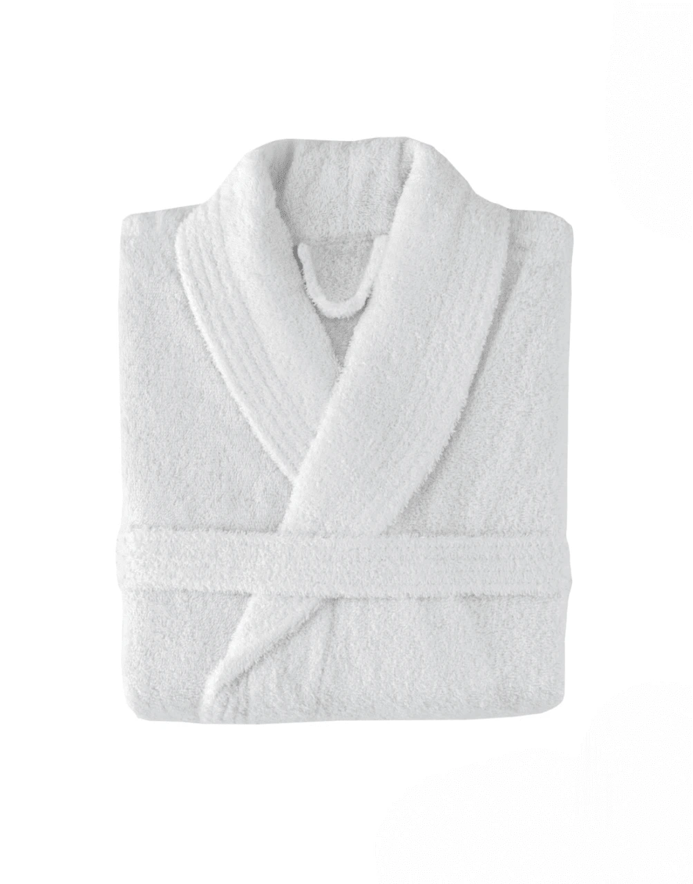 Albornoz Premium Rizo Americano Unisex 80% algodón 20% poliéster - Blanco - Ver 1