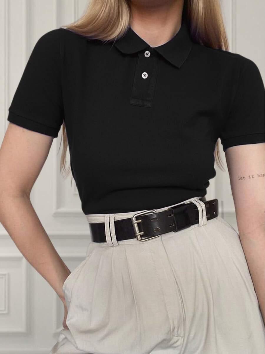 Women T-Shirts - Black - View 1