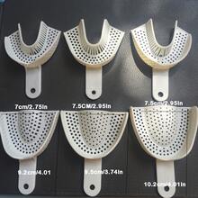 6件/套塑料托盘套装多用途印模托盘塑料白色托盘 - 彩色 - 查看 4