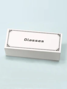 一副男女通用儿童小方框眼镜 - 复古休闲装饰眼镜 - 百搭装饰眼镜 - 采用优质PC材质，经久耐用且超轻设计 - 彩色 - 查看 12