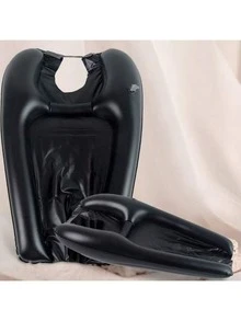 Palangana de champú inflable, 1 pieza, bandeja de champú portátil para mesilla de noche y cama, para ancianos, discapacitados, mujeres embarazadas, heridos, personas postradas en cama, palangana de champú ligera para discapacitados, fregadero de champú ligero, diseño plegable y plano para lavarse el cabello sin inclinarse