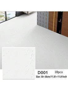 Waterproof Vinyl 10/20pcs Self-Adhesive SXP Marble Floor Tiles - 11.81"X11.81" Easy Peel & Stick Installation For Living Room, Bedroom, Balcony, Office Decor, Bathroom Floor Tiles