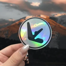 [Aphex Twin Logo Vinyl Sticker] Aphex Twin Logo Waterproof Vinyl Sticker - Durable Indoor/Outdoor Sticker For Car, Laptop, Water Bottle | Glossy Finish, Mechanical Sticker | Retro Style Sticker | Durable Vinyl Sticker School Supplies - Multicolor - View 2