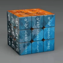 Random Style Interesting Math Cube Puzzle, 3D , Math Teaching Toy, Improve Intelligence And Hands-On Skills, Suitable As Student Rewards - Multicolor - View 4