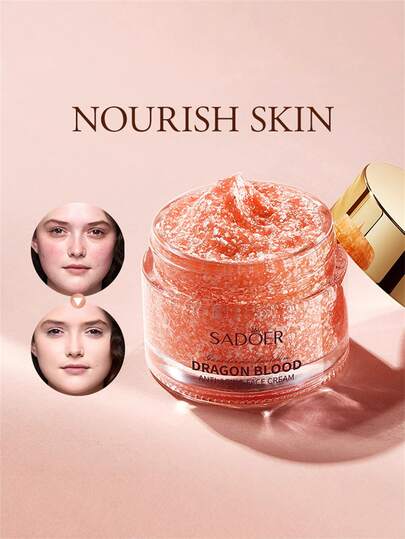 SADOER 1/2/3件 龙血面霜50g，紧致，提亮，适合所有肤质，灵芝抗皱面霜30g，保湿滋养，30ml精华，5片面膜，保湿，滋养，抗皱护肤