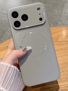 Magnetic Instant For IPhone 17-Style Upgrade: Original Large Window Magnetic Case Compatible With Iphone 17/ 16/ 15/ 14/ 13 Air/ 17 Pro Max – Wireless Charging Compatible, Matte Texture - Orange - View 10