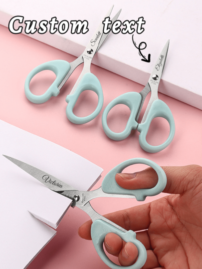 Customized Engraving Scissors, Personalized Name Scissors, Craft Scissors, Tailoring Scissors, Quilting Scissors, Personalized Gifts. Custom Personalized Scissors - Custom Engraved Scissors - Crafter Gifts - Kids Scissors - School Essential - Unique Scissors Christmas Gift