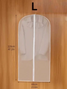 1/5/10个装透明衣物防尘袋，拉链式悬挂衣物收纳袋，适用于外套、衬衫、连衣裙、裤子，适合衣柜、包袋、收纳袋、返校用品。187号防水衣物袋，衣物收纳袋，衣物整理袋，衣物袋打包袋，旅行必备，旅行收纳袋。 - 彩色 - 查看 19