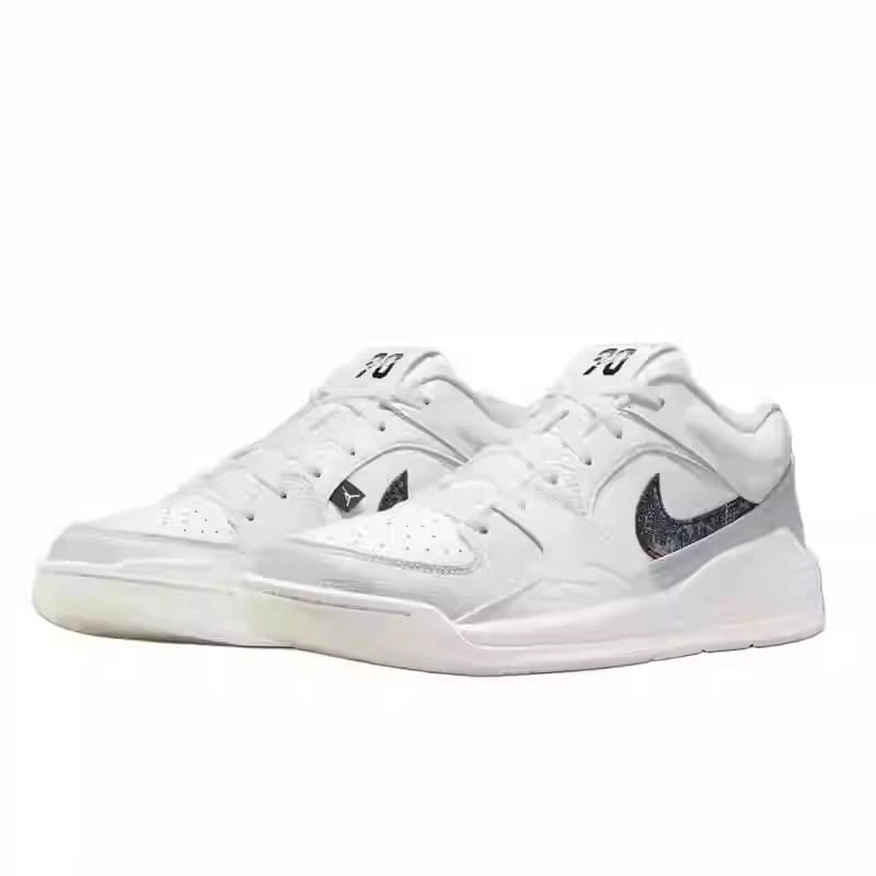 Nike 2025 Men's Jordan Stadium 90 CNY Christmas Basketball Shoes Low-Top HV4092-100 - White - View 1